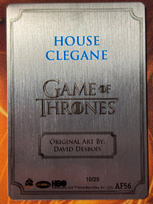 Artifex Metall AF56 House Clegane 10/25 - Game of Thrones The Great Houses