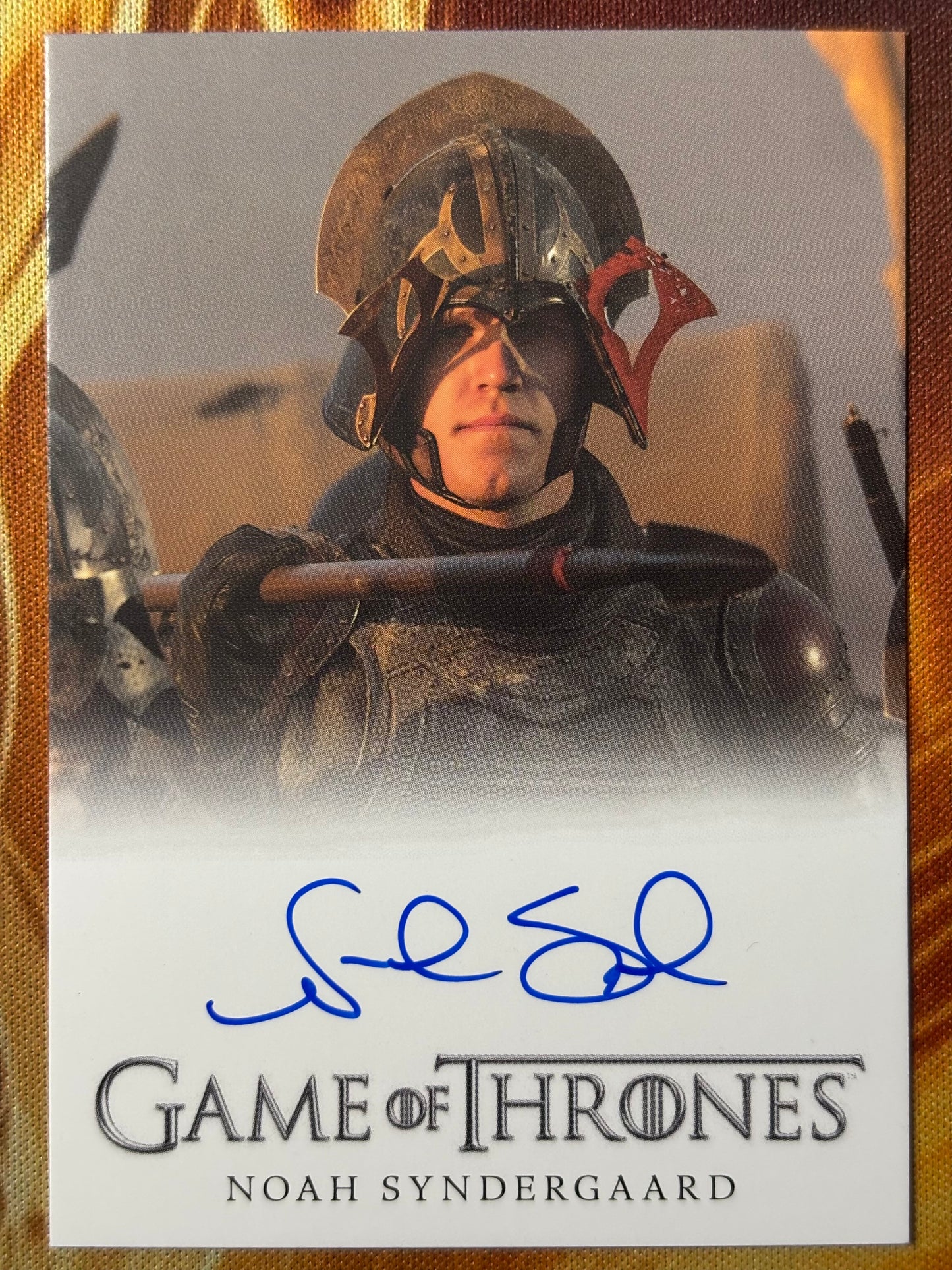 Noah Syndergaard Full Bleed Autograph - Game of Thrones The Great Houses