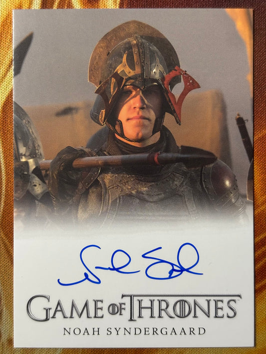Noah Syndergaard Full Bleed Autograph - Game of Thrones The Great Houses