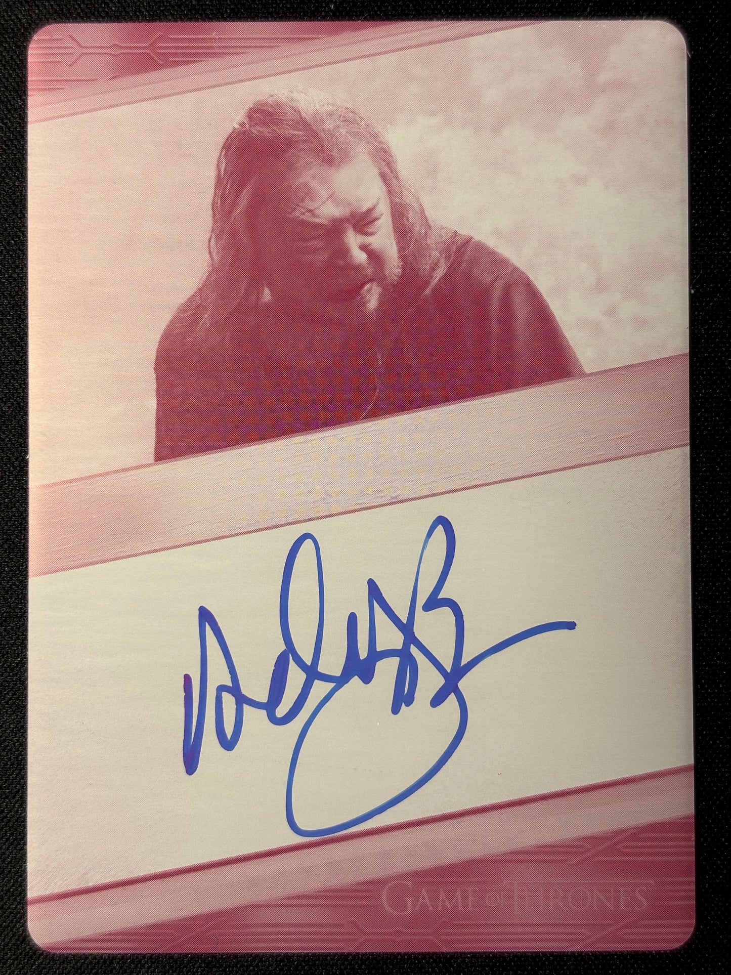 Andy Beckwith 1 of 1 Printing Plate Autograph - Game of Thrones The Great Houses