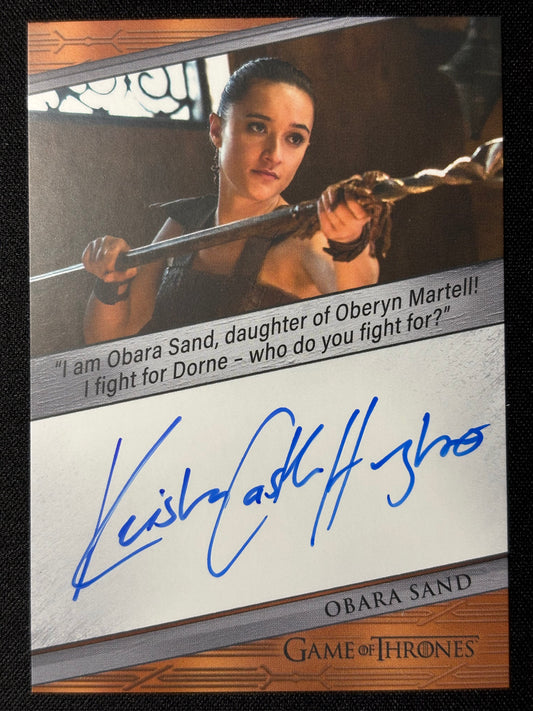 Keisha Castle-Hughes Quotable Autograph - Game of Thrones The Great Houses