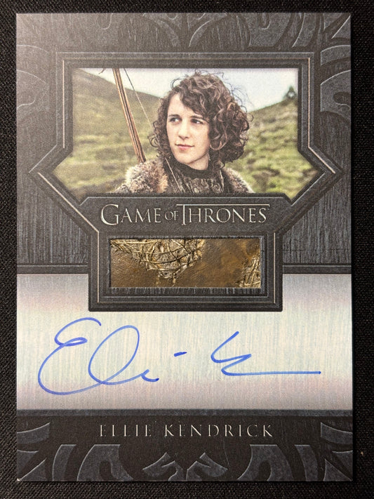 Ellie Kendrick Relic Autograph - Game of Thrones The Great Houses