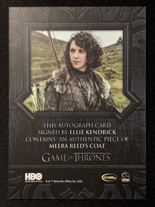 Ellie Kendrick Relic Autograph - Game of Thrones The Great Houses