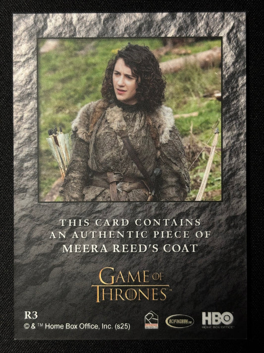 Meera Reed Season 3 Style Relic R3 - Game of Thrones The Great Houses