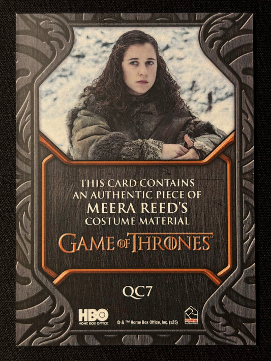 Meera Reed Quoted Relic QC7 - Game of Thrones The Great Houses