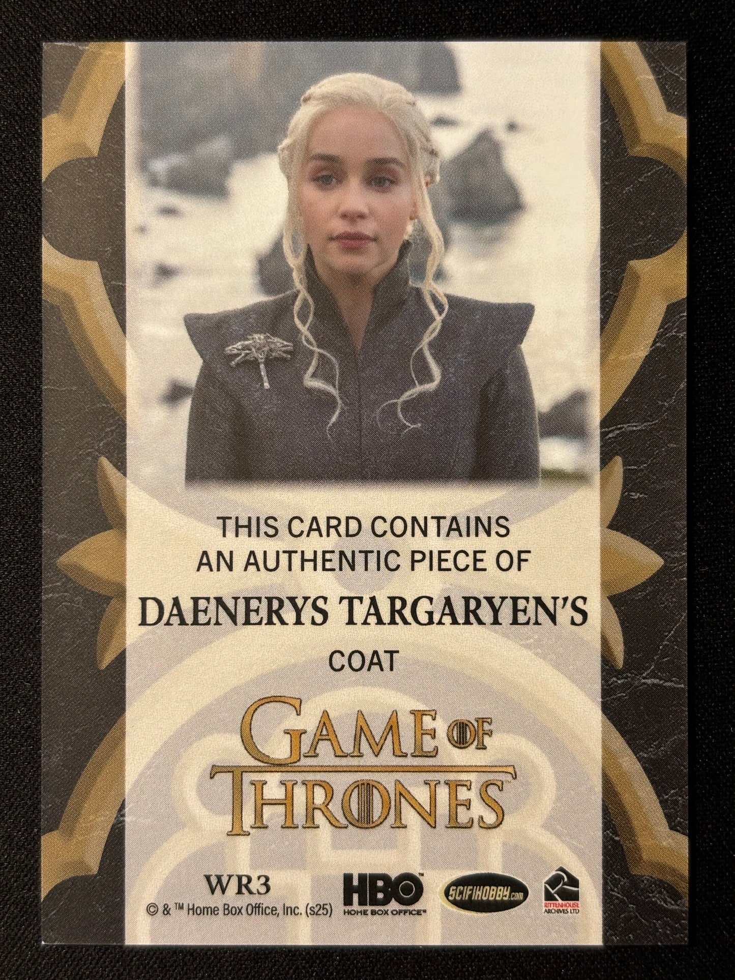 Daenerys Targaryen Woman of the Realm Relic WR3 - Game of Thrones The Great Houses