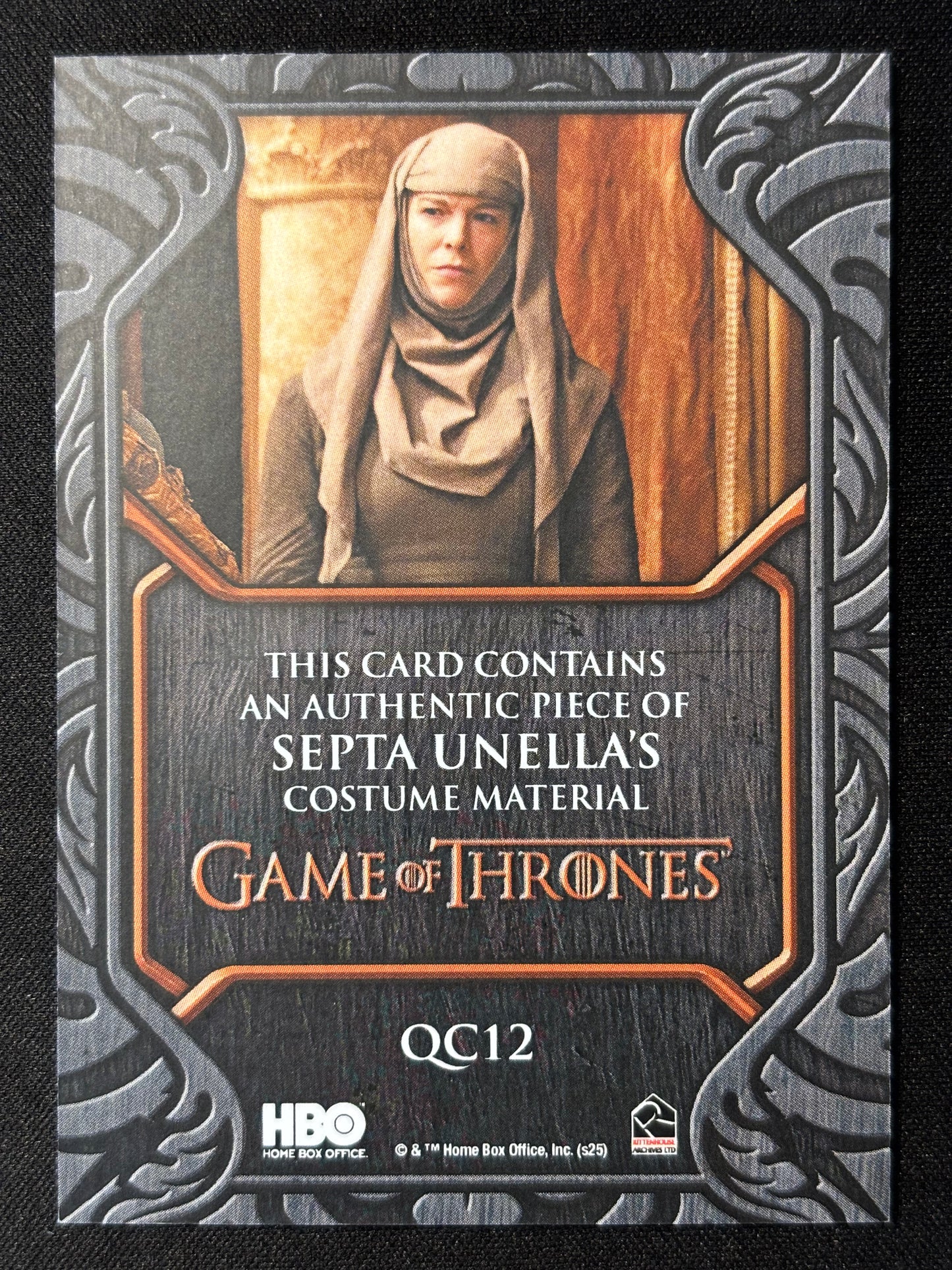 Septa Unella Quoted Relic QC12 - Game of Thrones The Great Houses