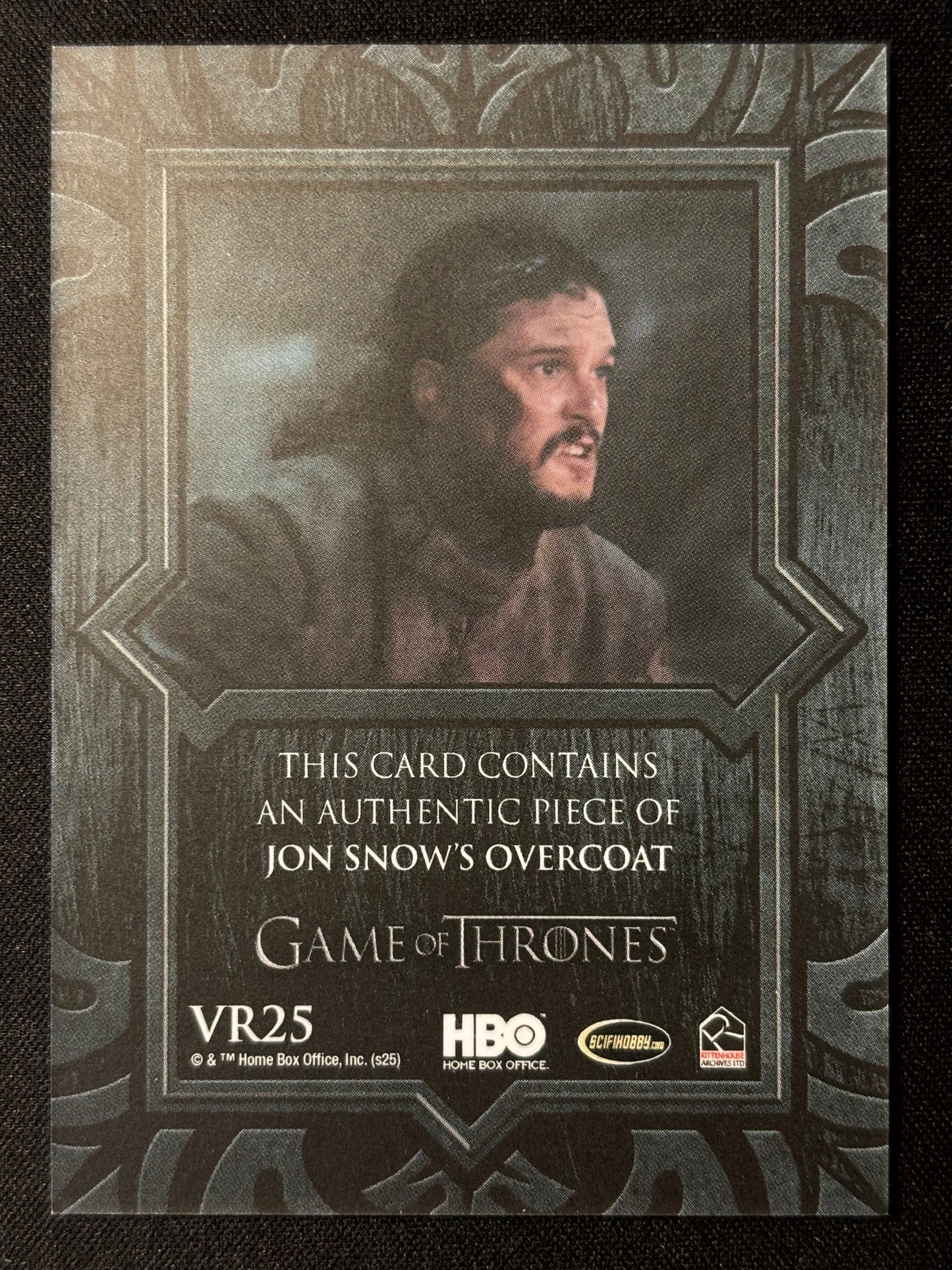 Jon Schnee Relic VR25 - Game of Thrones The Great Houses