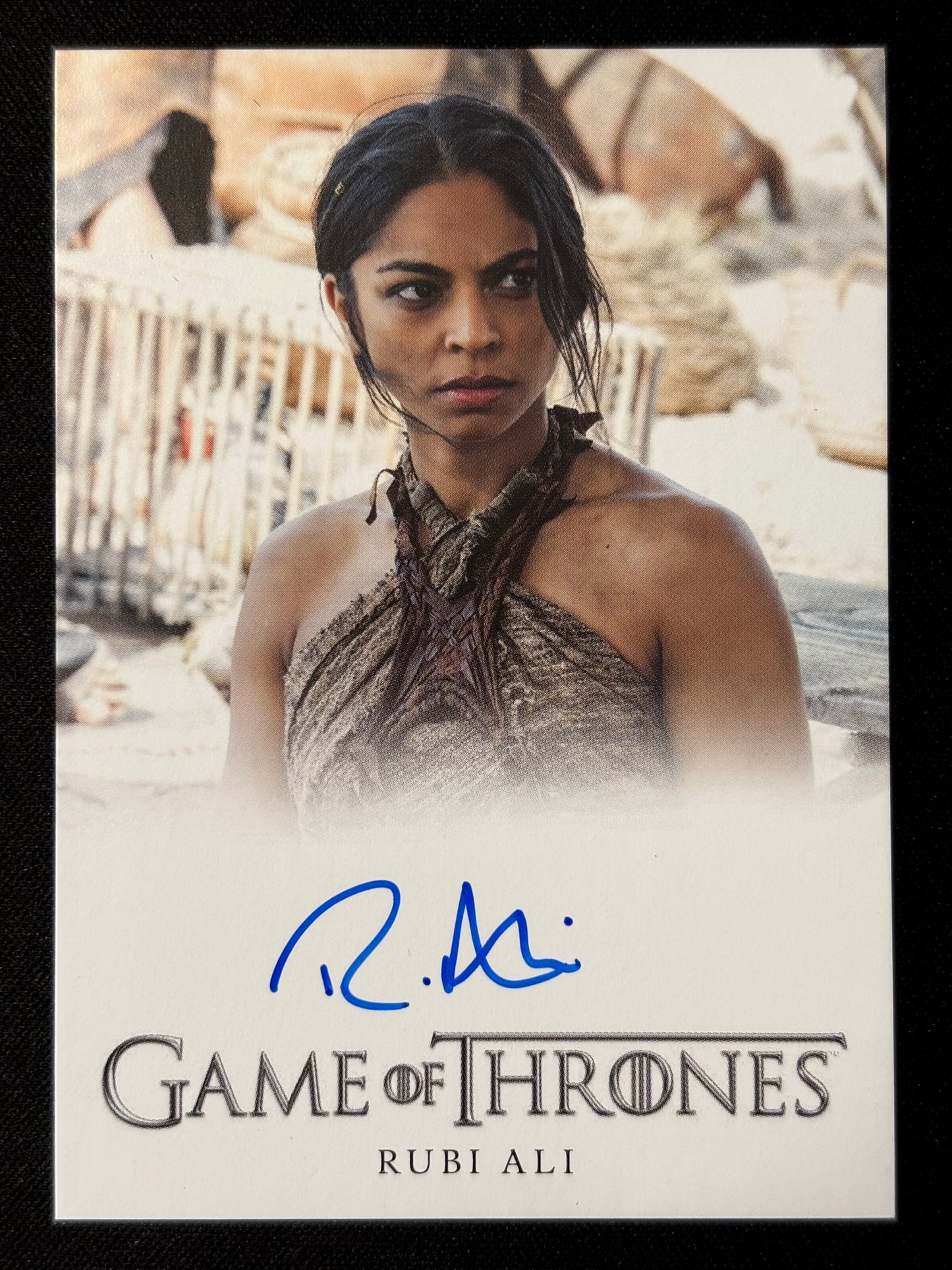 Rubi Ali Full Bleed Autograph - Game of Thrones The Great Houses