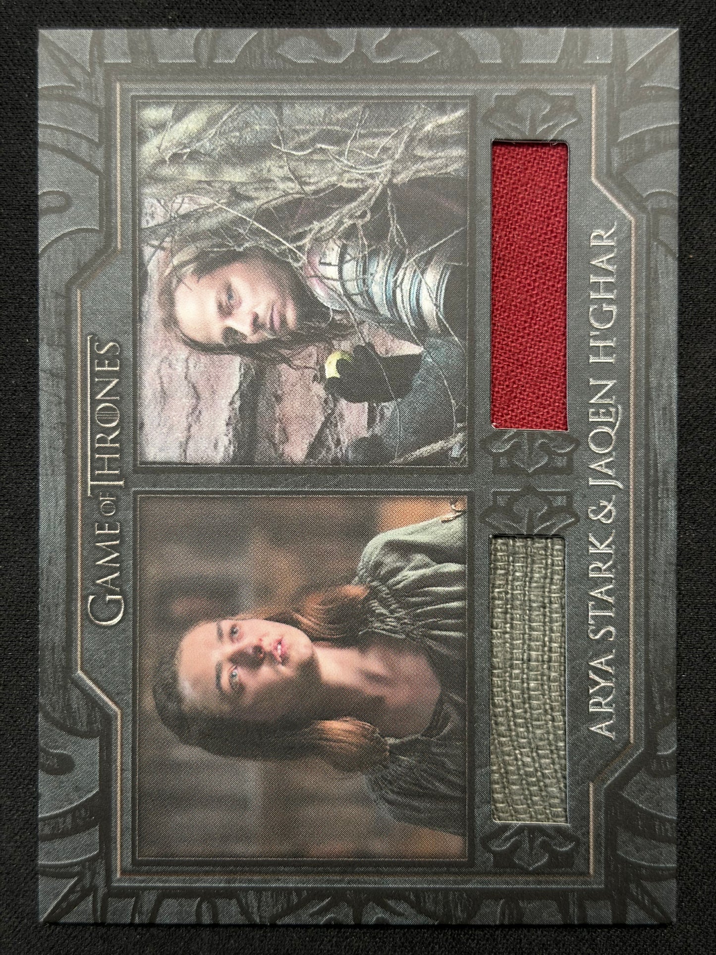 Arya Stark & Jaqen H'Ghar Relic DC17 - Game of Thrones The Great Houses