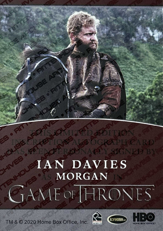 Ian Davies Inscription Autograph (Inscription Auswahl) - Game of Thrones Complete Trading Cards
