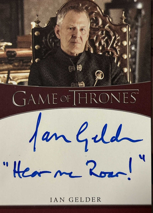 Ian Gelder Inscription Autograph (Inscription Auswahl) - Game of Thrones Iron Anniversary 2