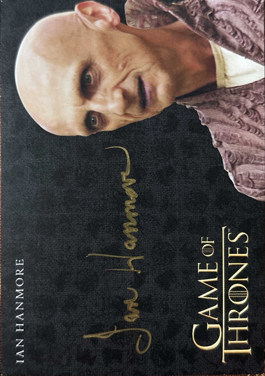 Ian Hanmore Gold Autogramm - Game of Thrones Season Eight Trading Cards