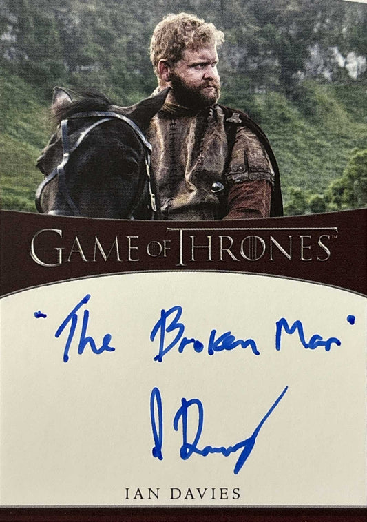 Ian Davies Inscription Autograph (Inscription Auswahl) - Game of Thrones Complete Trading Cards