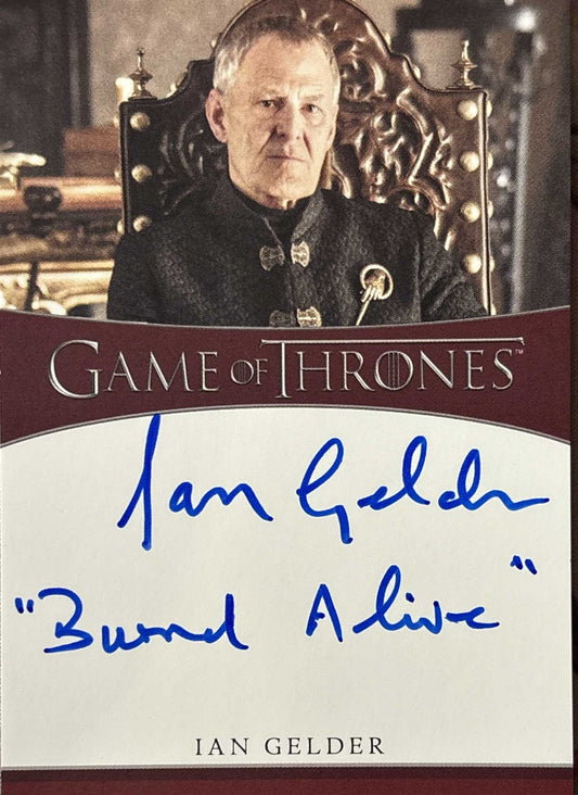 Ian Gelder Inscription Autograph (Inscription Auswahl) - Game of Thrones Iron Anniversary 2