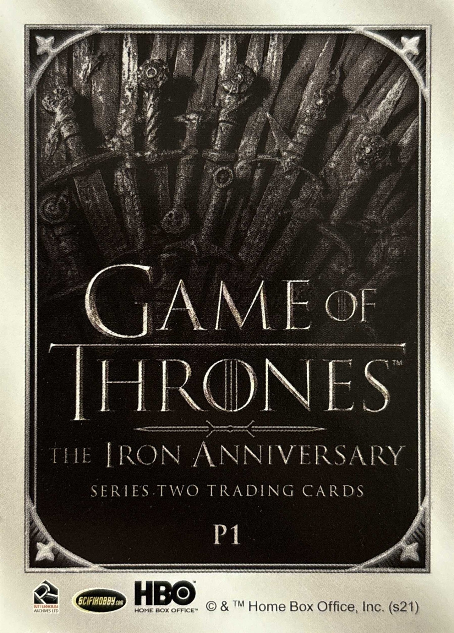 Promo P1 - Game of Thrones Iron Anniversary Series 2