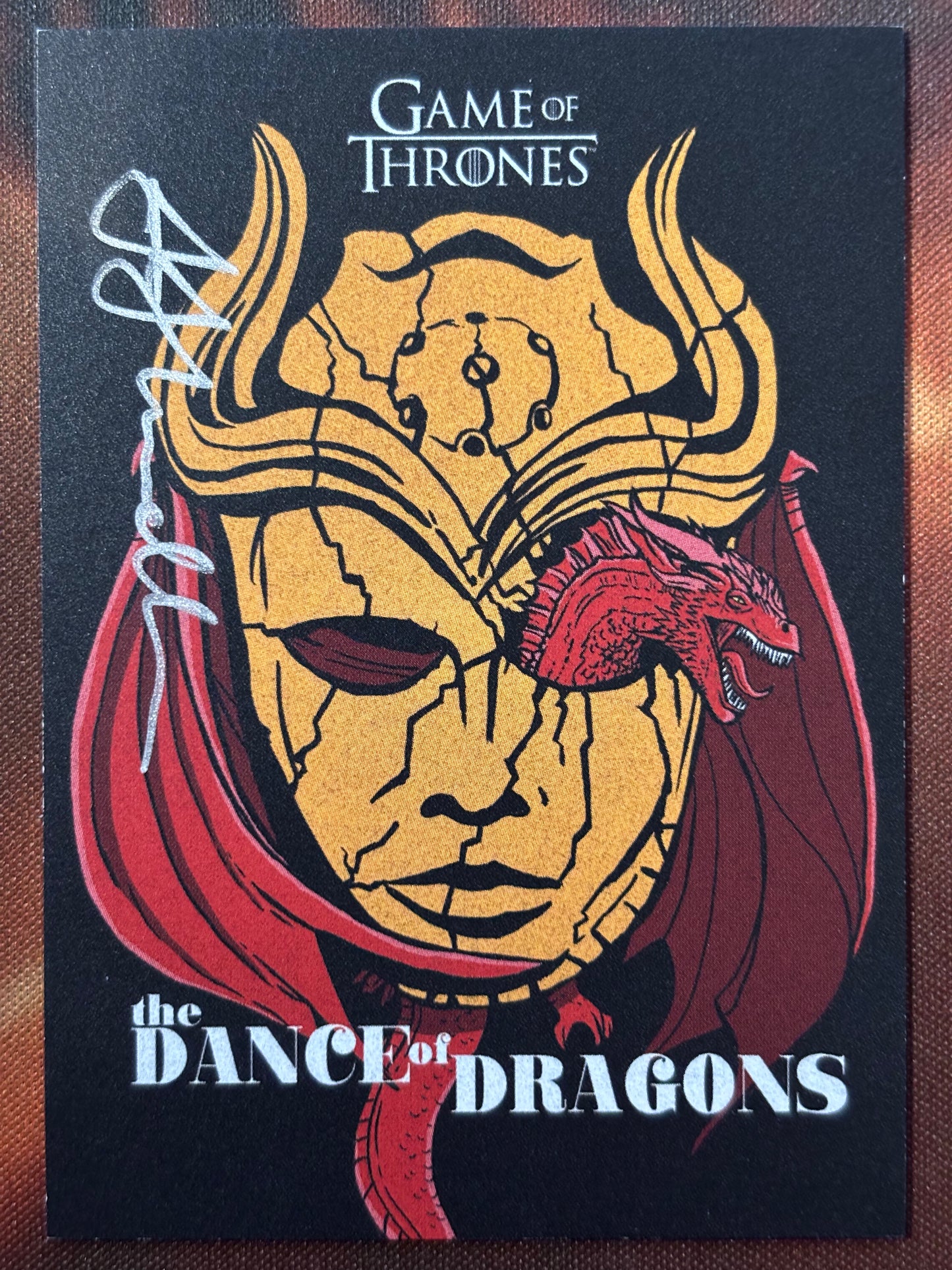 JJ Lendl Artwork Autogramm 08/25 "The Dance of Dragons" - Game of Thrones Legends of the Realm