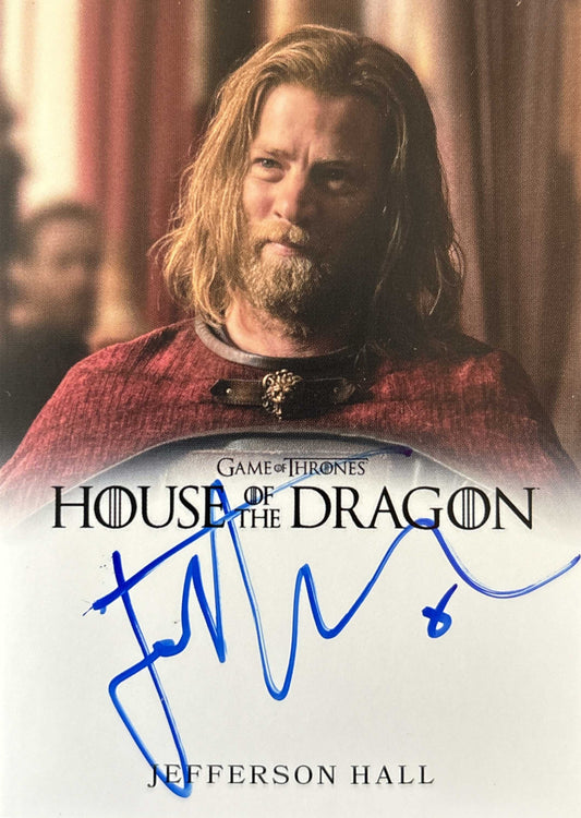 Jefferson Hall Full Bleed Autogramm - House of the Dragon Season One