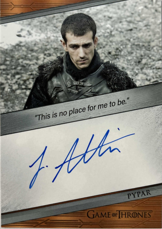 Josef Altin Quotable Autogramm - Game of Thrones Legends of the Realm