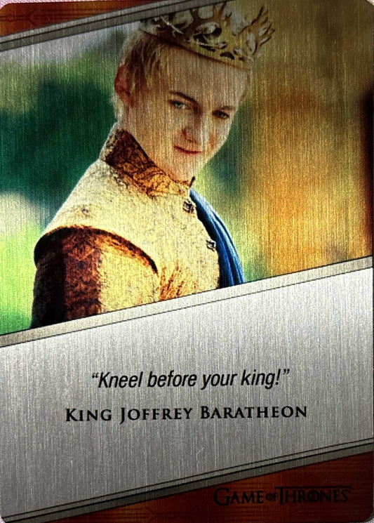 Expressions King Joffrey Baratheon E29 (Metall) - Game of Thrones Iron Anniversary 1