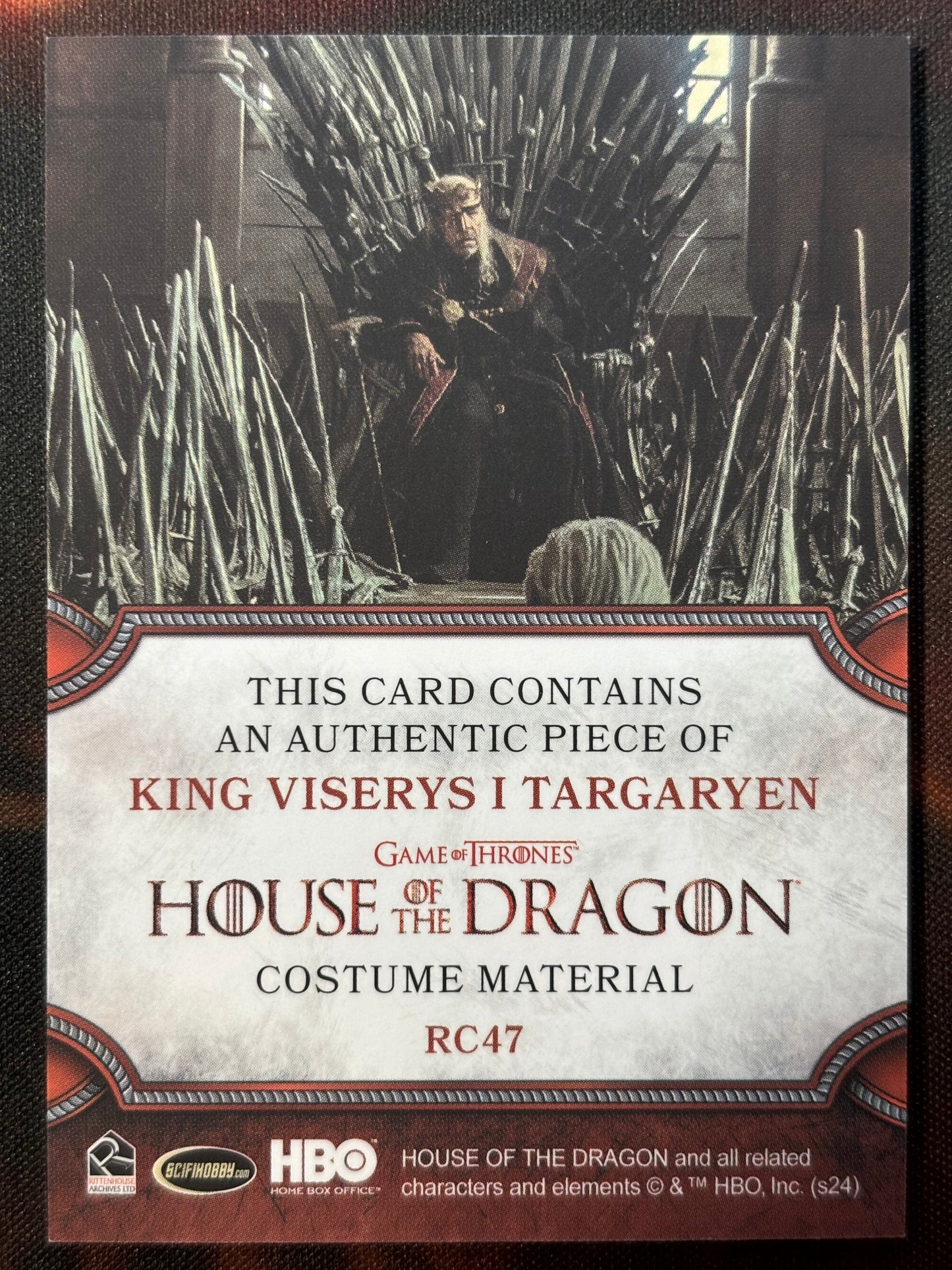 König Viserys I Targaryen Relic RC47 - House of the Dragon Season One