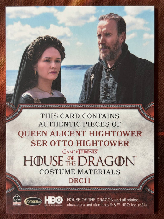 Königin Alicent Hohenturm & Ser Otto Hohenturm Double-Relic DRC2 - House of the Dragon Season One