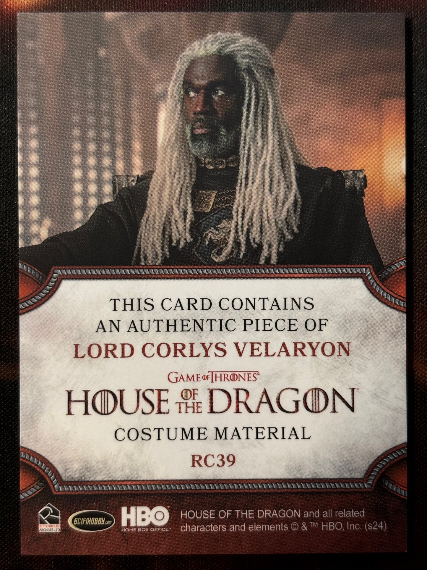Corlys Velaryon Relic RC39 - House of the Dragon Season One