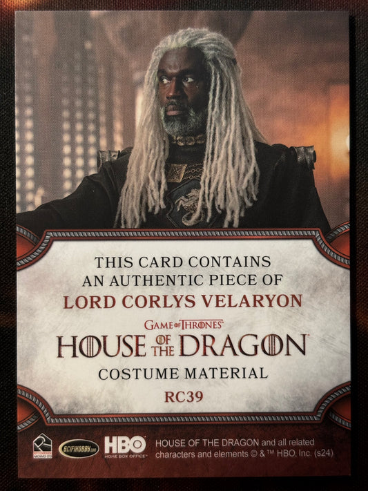 Corlys Velaryon Relic RC39 - House of the Dragon Season One