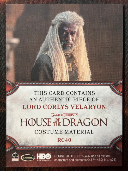 Corlys Velaryon Relic RC40 - House of the Dragon Season One