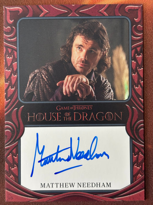 Matthew Needham Bordered Autogramm - House of the Dragon Season One (2)
