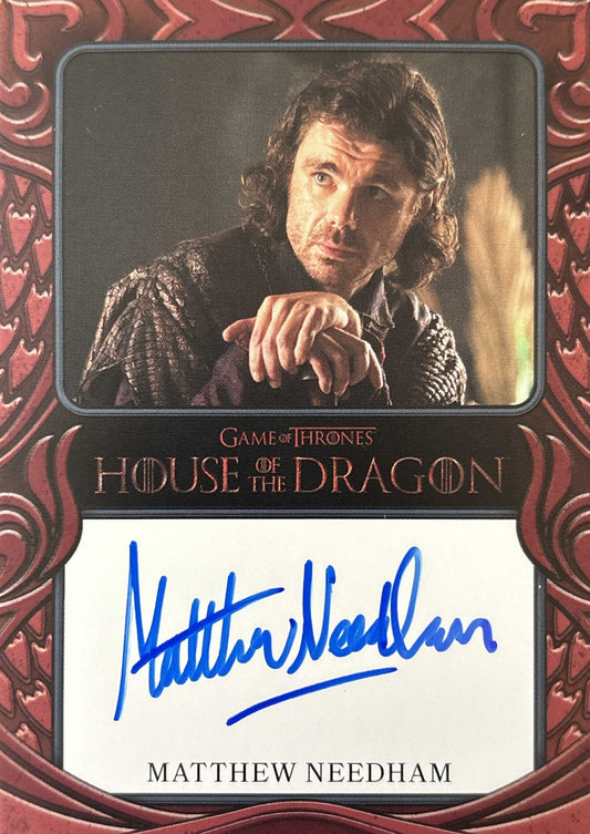 Matthew Needham Bordered Autogramm - House of the Dragon Season One