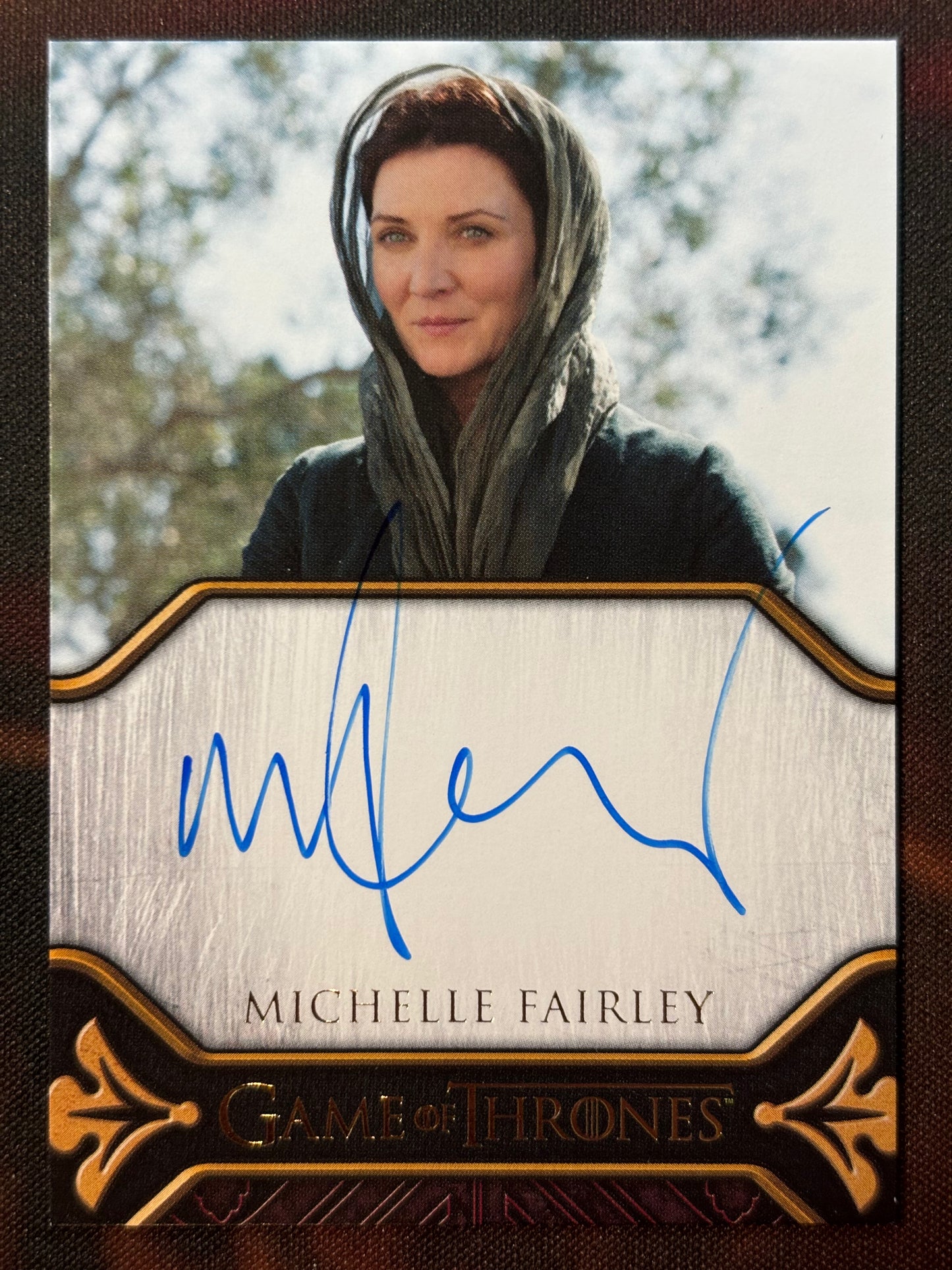 Michelle Fairley Legacy Autogramm - Game of Thrones Legends of the Realm