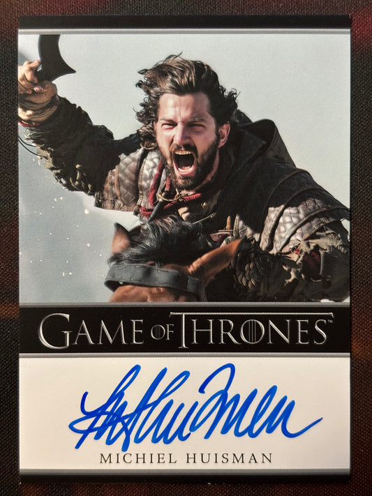 Michiel Huisman Bordered Autogramm - Game of Thrones Legends of the Realm