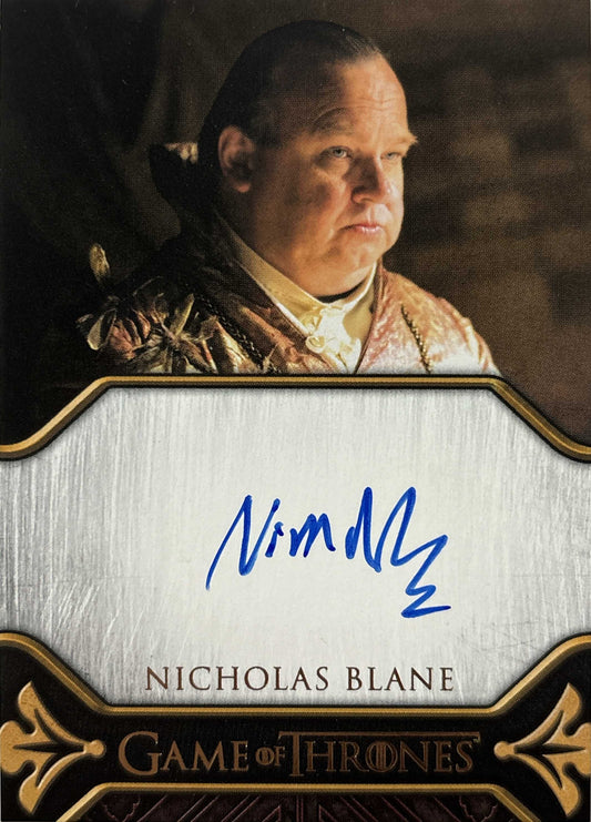 Nicholas Blane Legacy Autogramm - Game of Thrones Legends of the Realm