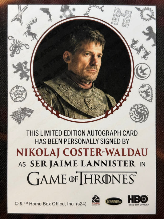Nikolaj Coster-Waldau Sigil Red Autogramm - Game of Thrones Legends of the Realm