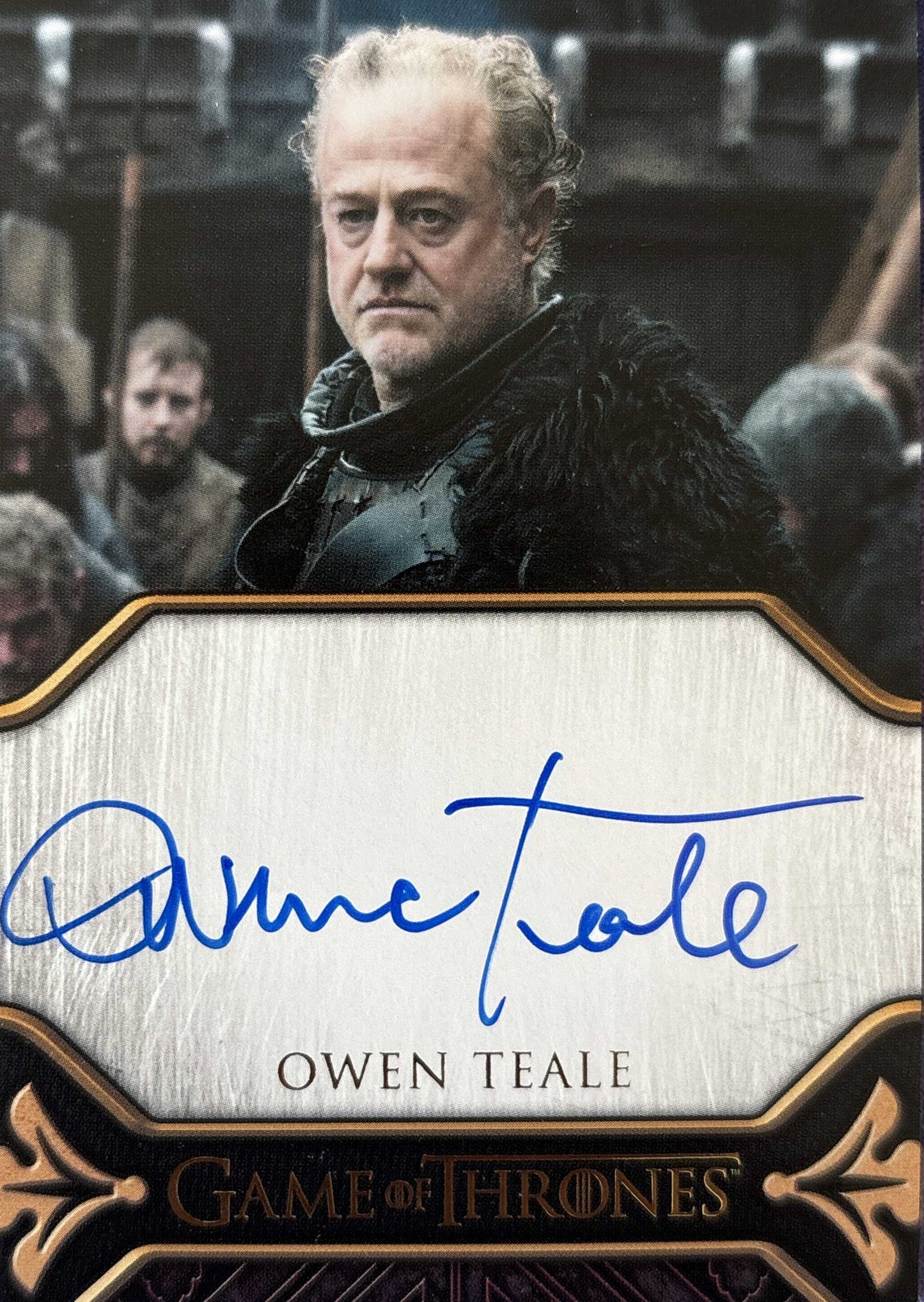 Owen Teale Limited Legacy Autograph - Game of Thrones Art & Images