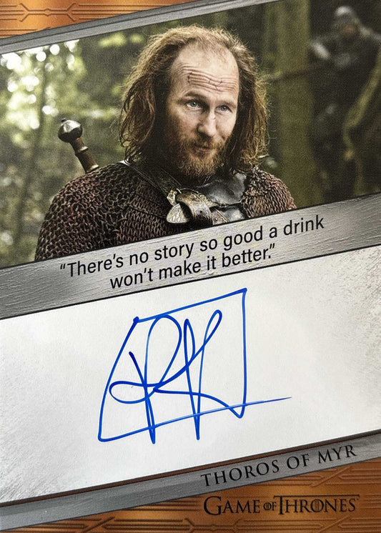 Paul Kaye Quoted Autograph - Game of Thrones Art & Images