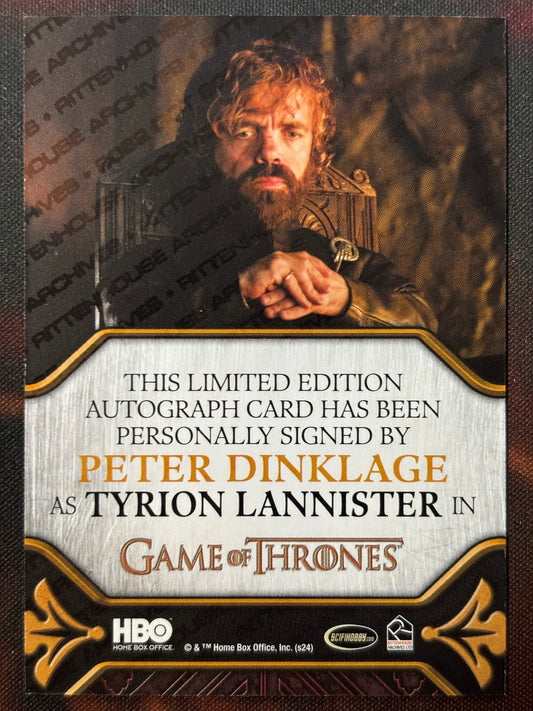 Peter Dinklage Legacy Autogramm - Game of Thrones Legends of the Realm