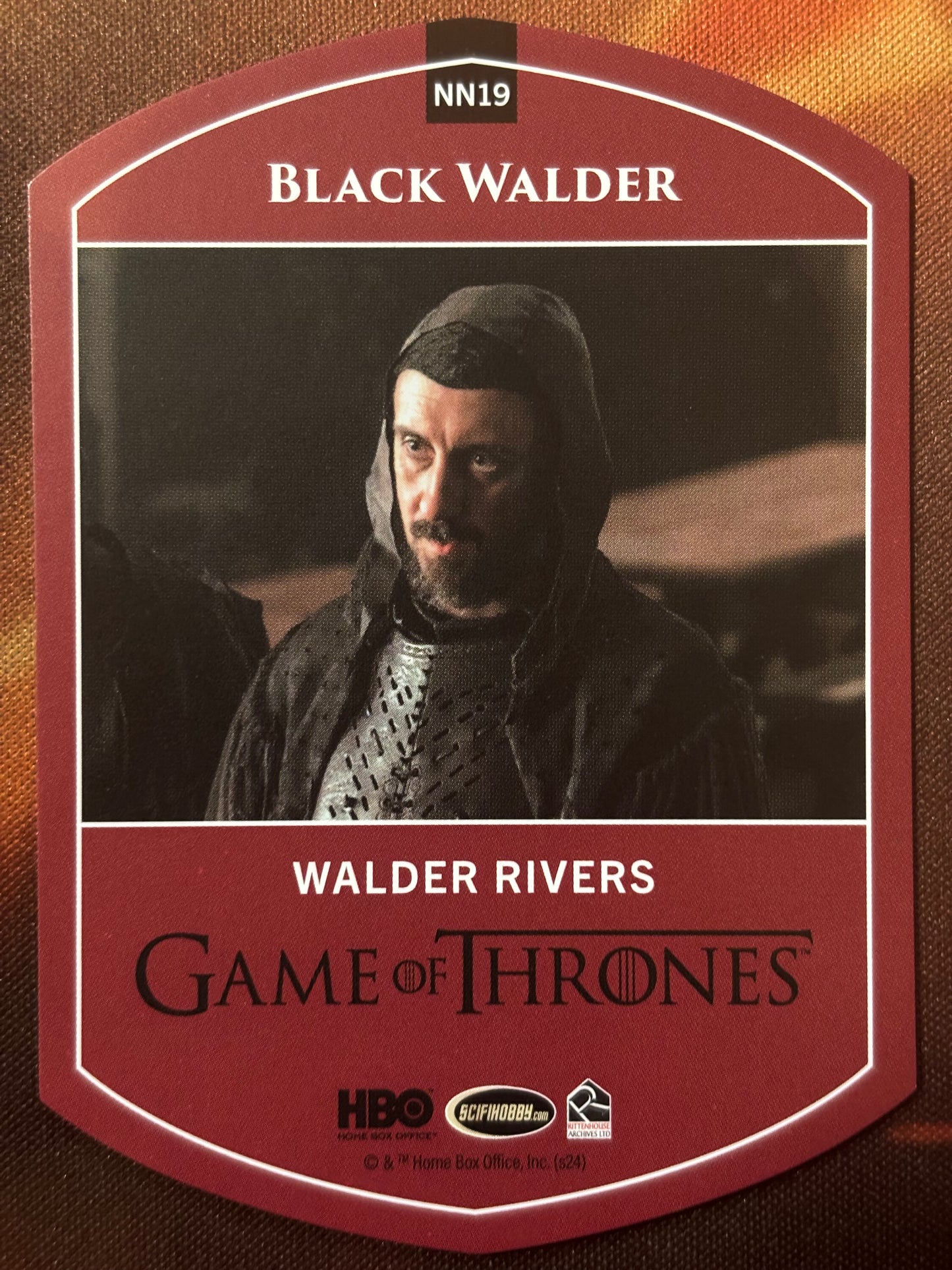 Reward Club Karte NN19 "Black Walder" - Game of Thrones Legends of the Realm