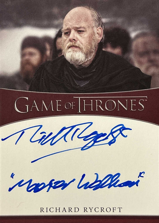Richard Rycroft Inscription Autograph - Game of Thrones Iron Anniversary 2