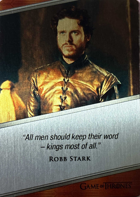 Expressions Robb Stark E33 (Metall) - Game of Thrones Iron Anniversary 1 (2)