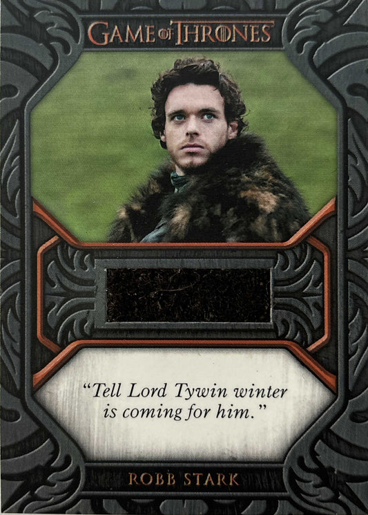 Robb Stark Quoted Relic QC4 - Game of Thrones Iron Anniversary Series 2