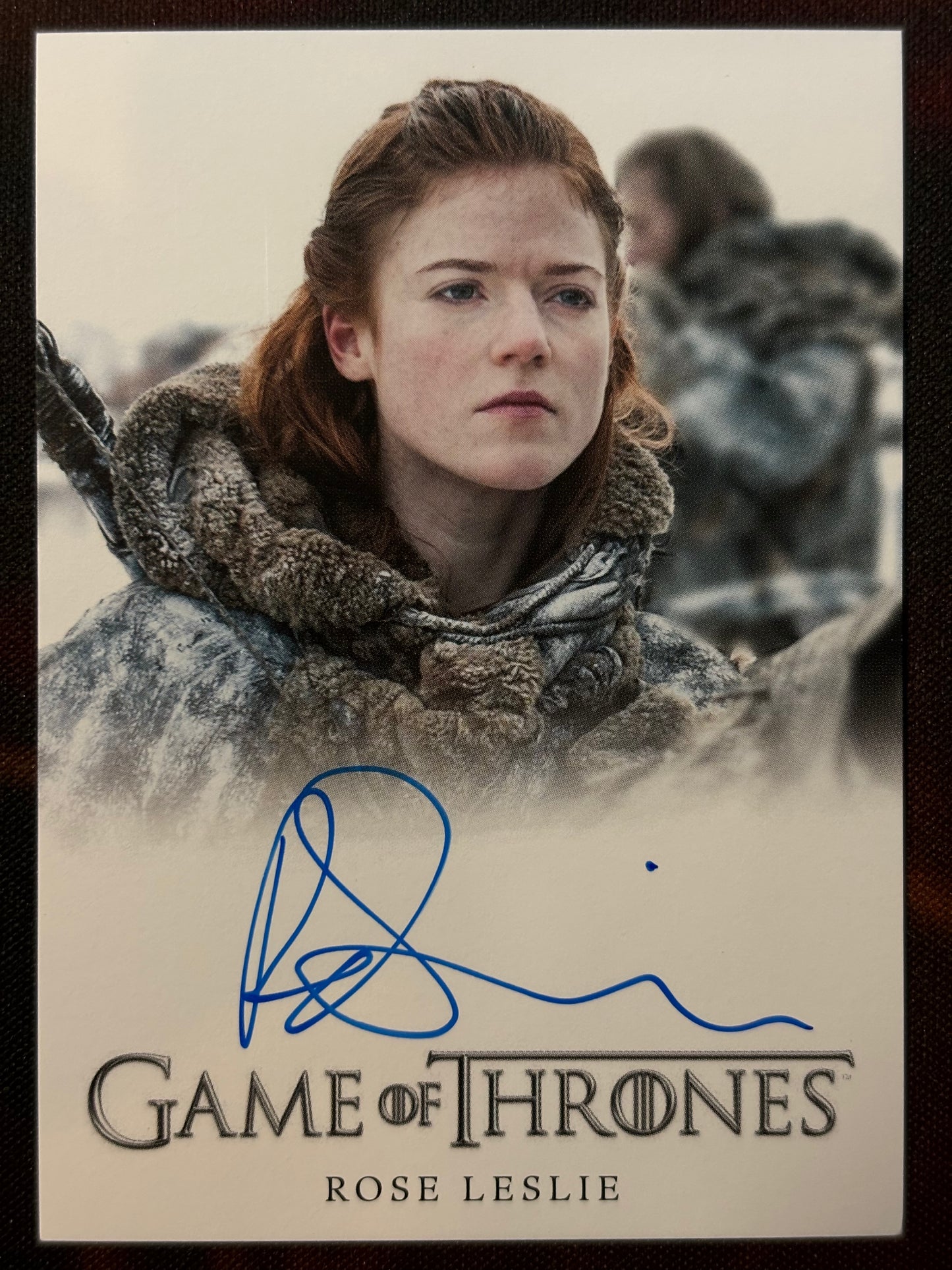 Rose Leslie Full Bleed Autogramm - Game of Thrones Legends of the Realm