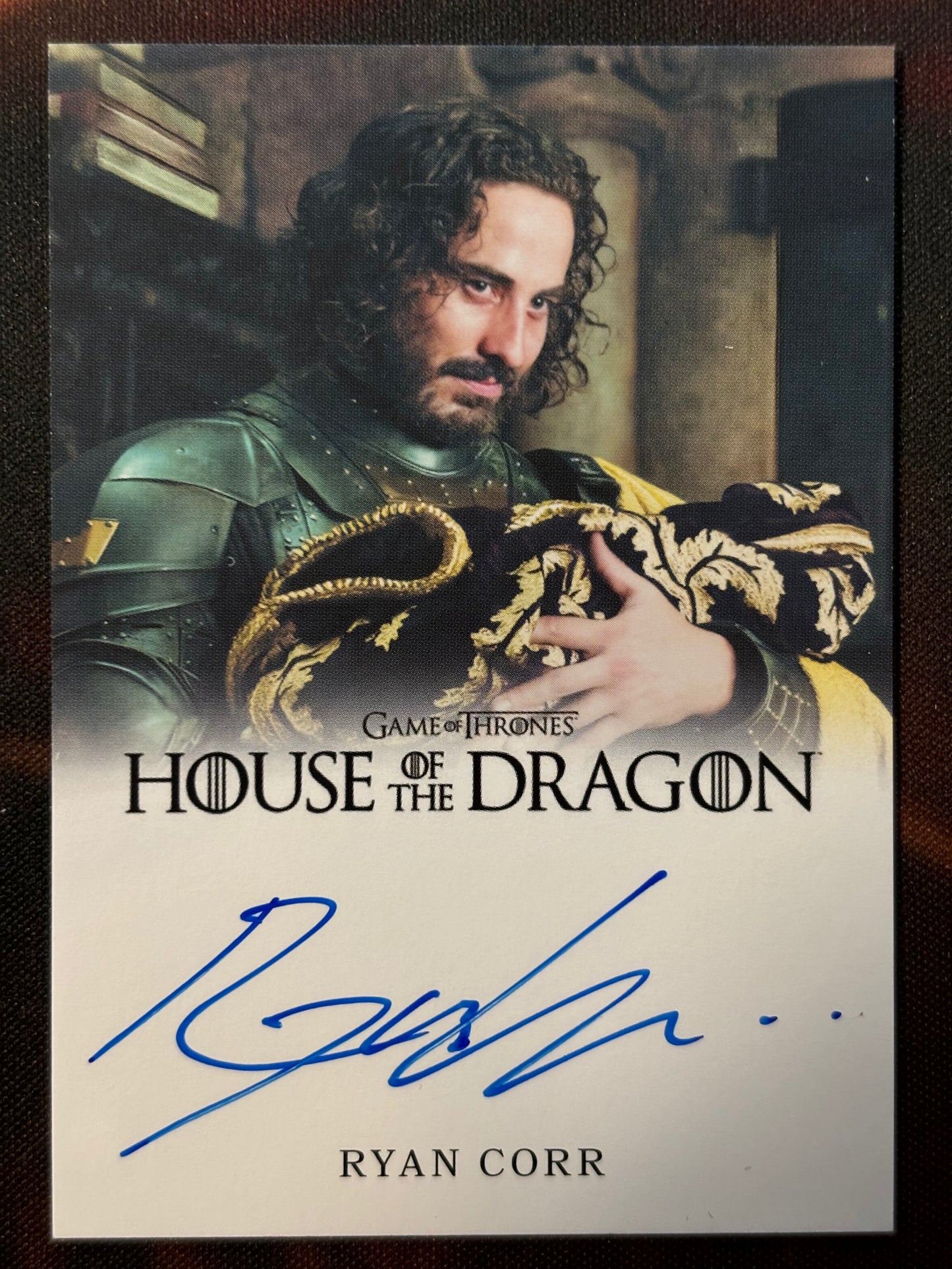 Ryan Corr Full Bleed Autogramm - House of the Dragon Season One