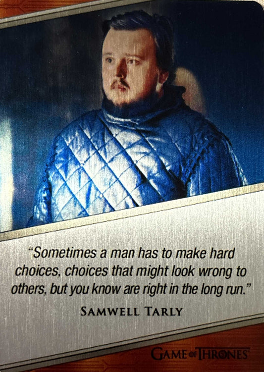 Expressions Samwell Tarly E21 (Metall) - Game of Thrones Iron Anniversary 1