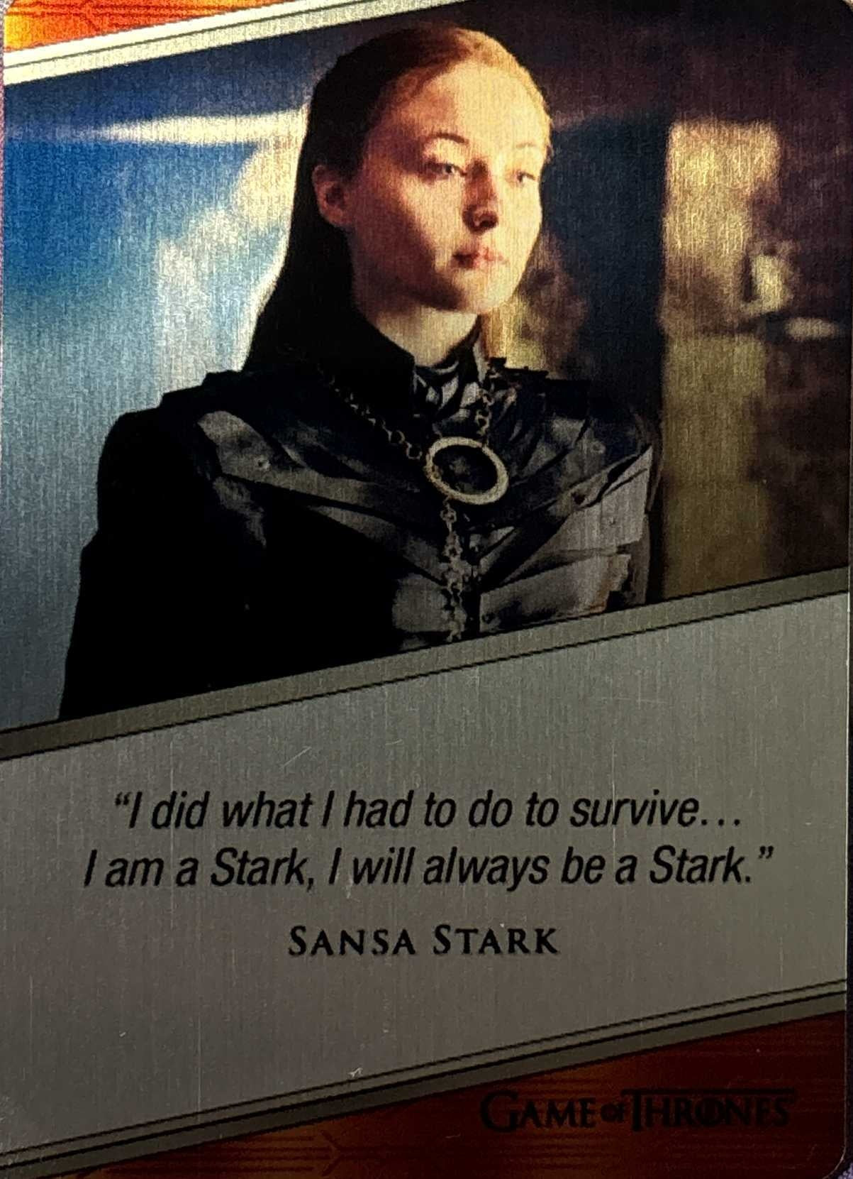 Expressions Sansa Stark E5 (Metall) - Game of Thrones Iron Anniversary 1 (1)