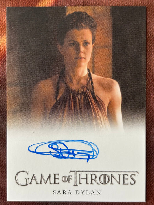 Sara Dylan Full Bleed Autogramm - Game of Thrones Season 3