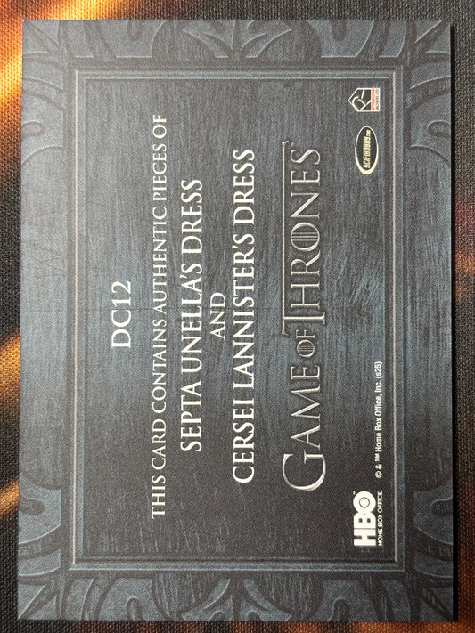 Septa Unella & Cersei Lannister DC12 - Game of Thrones The Great Houses