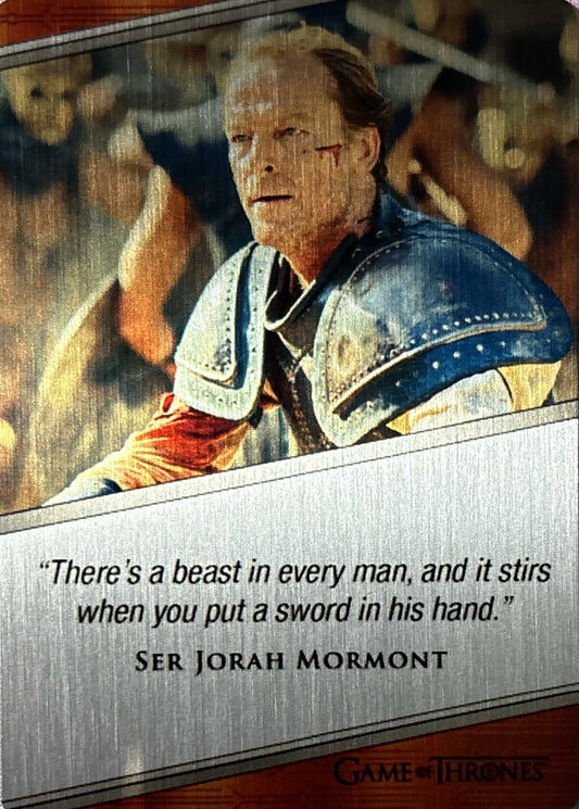 Expressions Ser Jorah Mormont E19 (Metall) - Game of Thrones Iron Anniversary 1