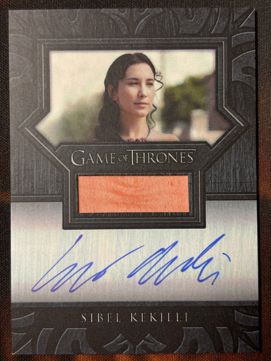 Sibel Kekilli Relic Autograph - Game of Thrones The Great Houses